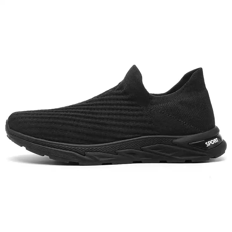 Men’s Winter Sport Sneakers – Woven Snow Boots, Warm Non-Slip Outdoor Shoes