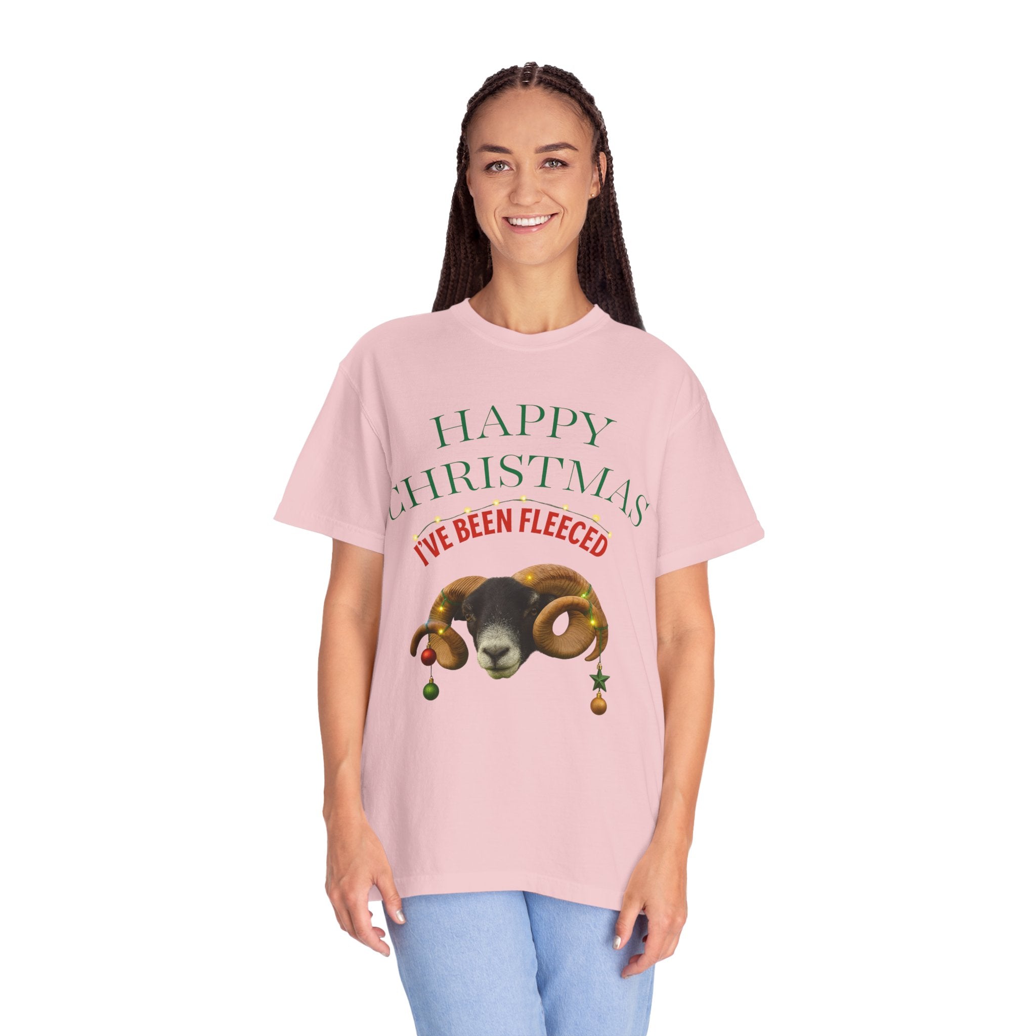 Christmas 'I've Been Fleeced' Ram T-Shirt