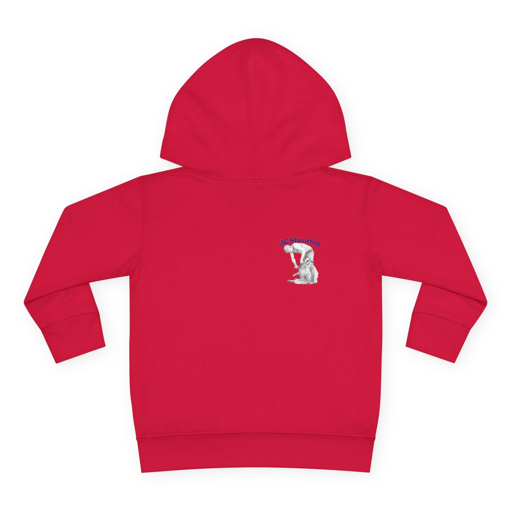 Toddler Hoodie — Cute Farm Tractor with Puppy & Sheep Kids Pullover