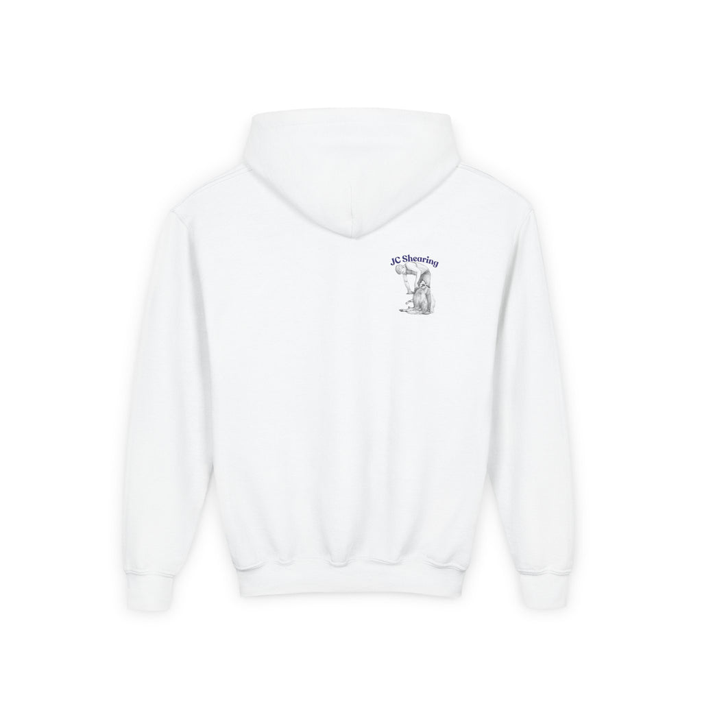 Youth Hoodie — Vintage Kids & Dog Graphic Pullover