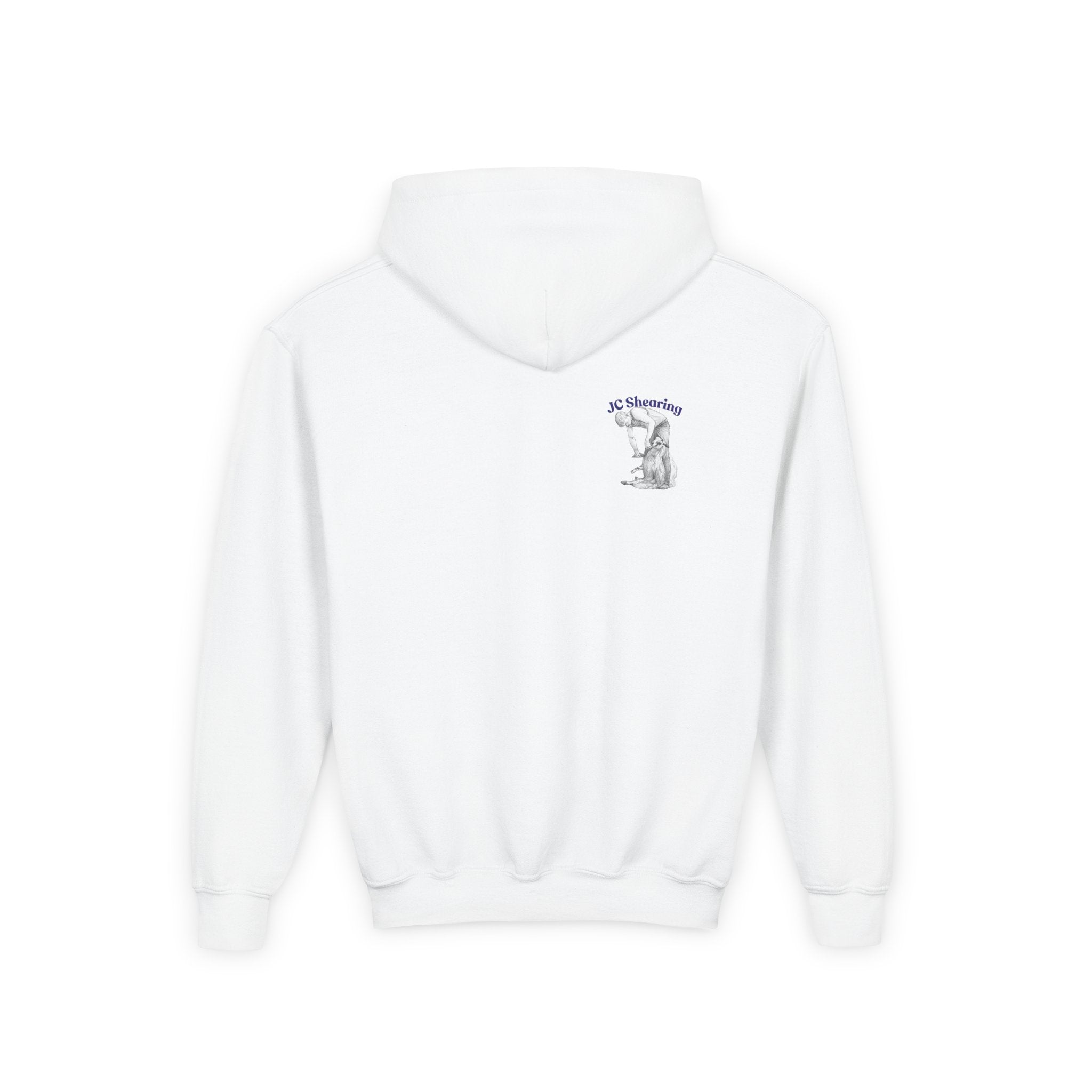 Youth Hoodie — Vintage Kids & Dog Graphic Pullover