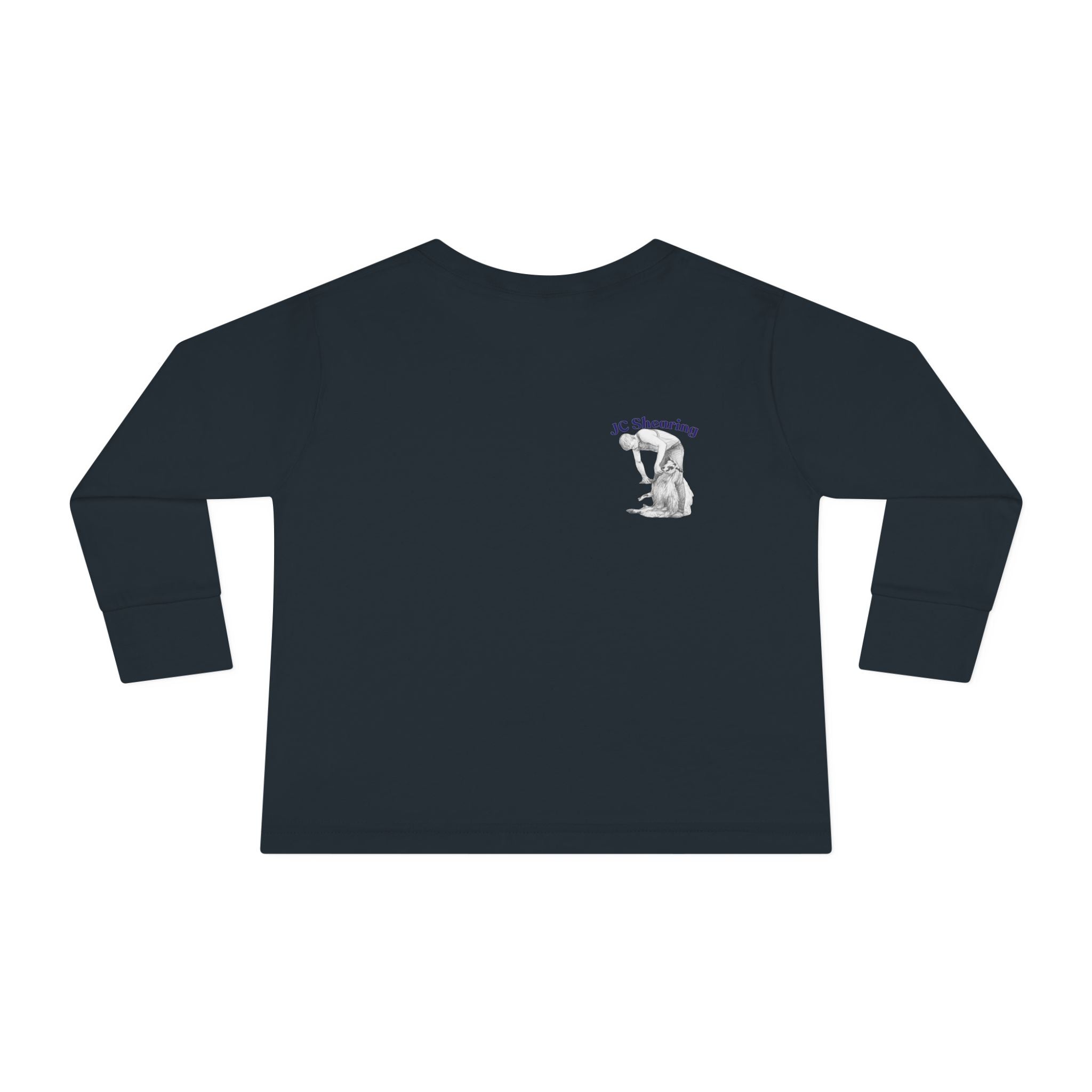Toddler Long Sleeve Tee — Colorful Jumping Sheep Kids Shirt