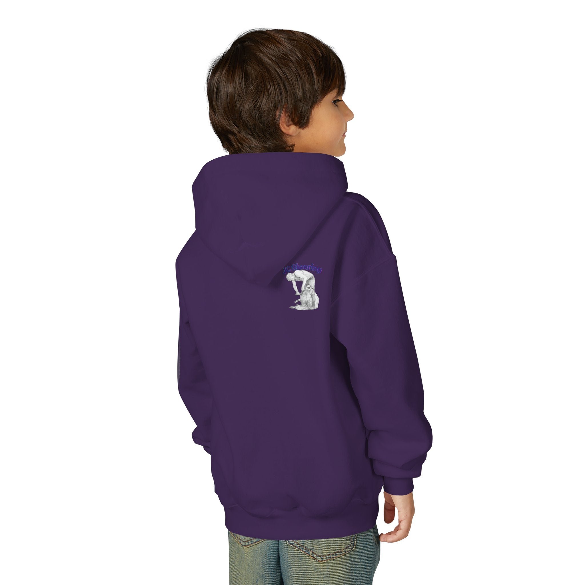 Kids Sheep Hoodie — Colorful Jumping Lambs Graphic Youth Hooded Sweatshirt