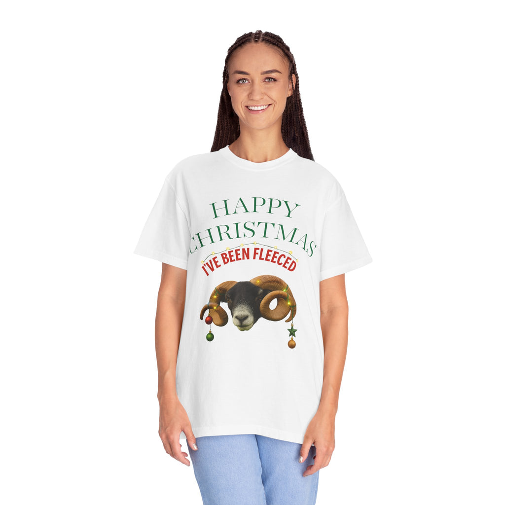 Christmas 'I've Been Fleeced' Ram T-Shirt