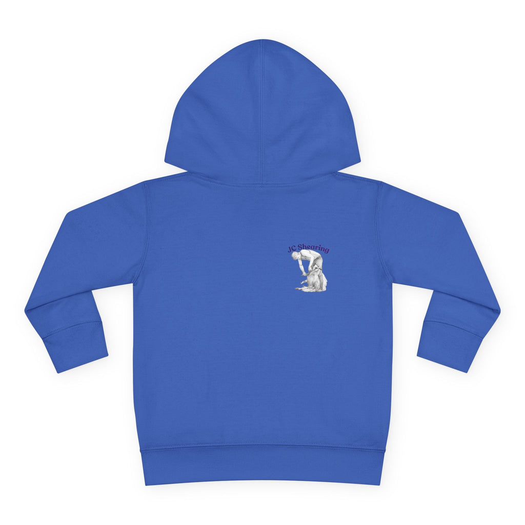 Toddler Hoodie — Cute Farm Tractor with Puppy & Sheep Kids Pullover